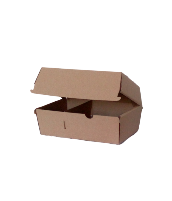 Burger box papírový - dvoudílny 200 x 130 x 110 mm