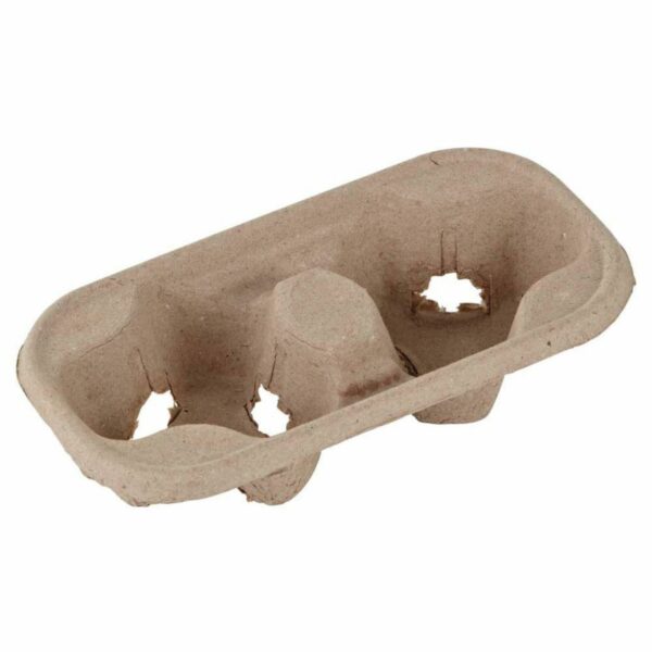 Kopholder Bakke 215x108x42 mm Pap Natur til 2 bægre