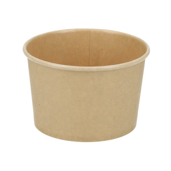 Papbæger Verive soup-to-go 240 ml /8 oz Ø96 x 58 mm pap/PLA Brun kraft