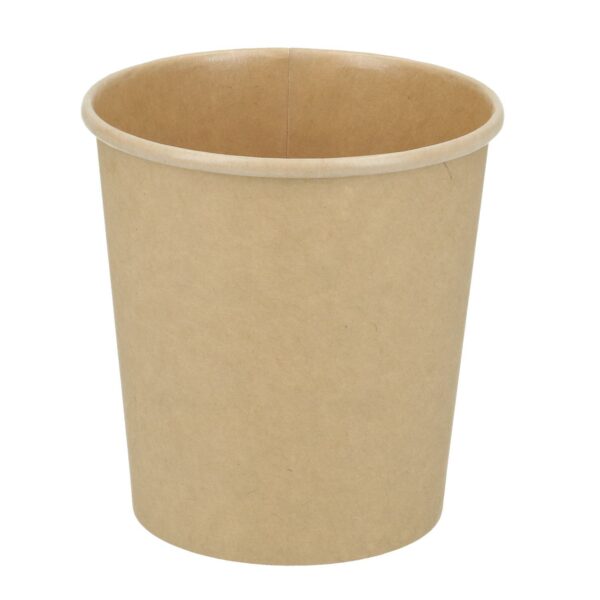 Papbæger Verive soup-to-go 450 ml /16 oz Ø96 x 98 mm pap/PLA brun kraft