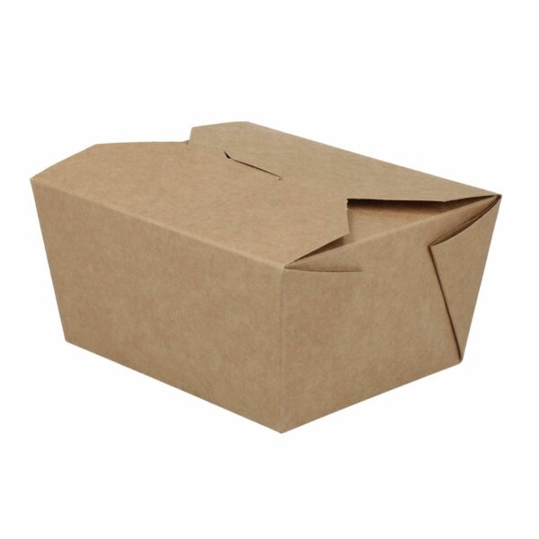 Takeaway æske Verive 90/106x110/127x65 mm 500 ml kraft biocoating Brun