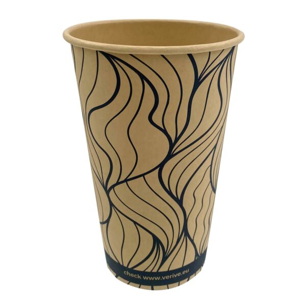 Kaffebæger Bambus Ø90x135mm 40cl 16oz Single Wall Natur Verive