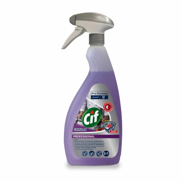 Rengøring/Desinfektion Cif Pro Formula Safeguard 2in1 750ml Klar-til-brug