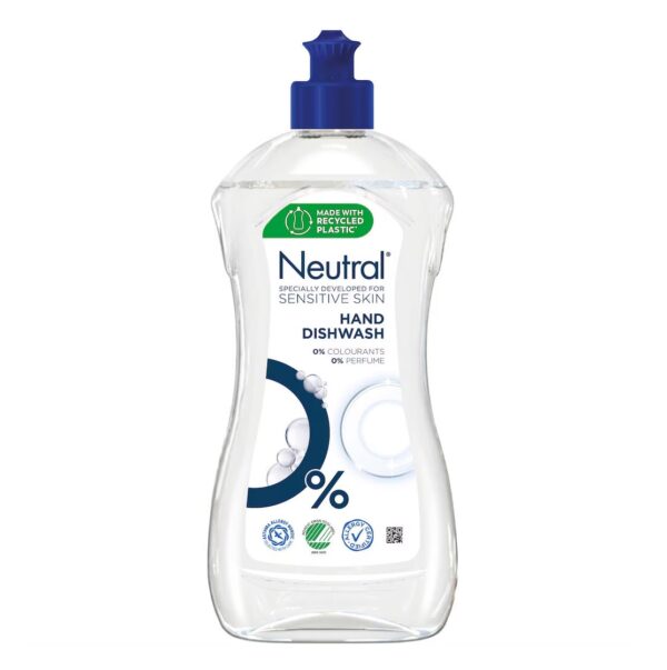 Håndopvask Neutral Opvask 500ml Svanemærket Allergimærket uden Farve/Parfume