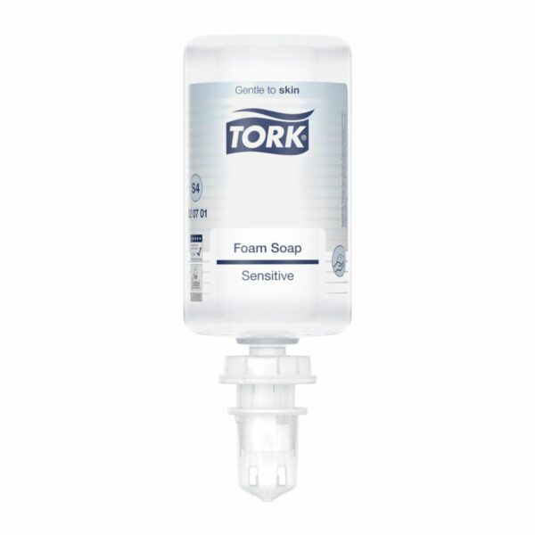 Skumsæbe Tork Premium S4 Sensitiv Blomstermærket uden Farve/Parfume 1ltr