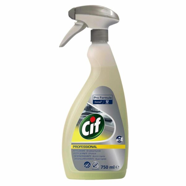 Grundrengøring Cif Pro Formula Power Cleaner Degreaser klar-til-brug 750 ml