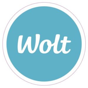 Wolt Window Sticker 100mm