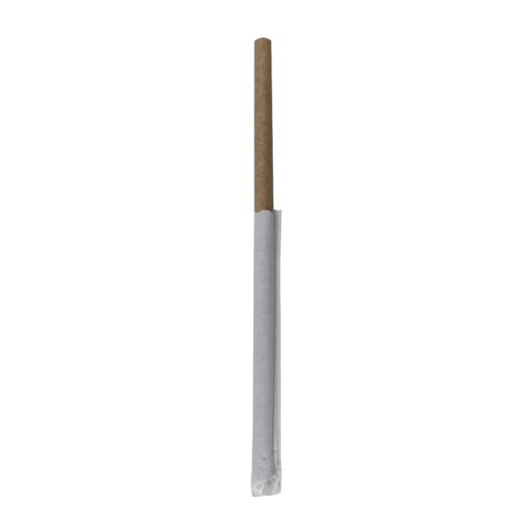begreen papír szívószál, egyesével csomagolt, kraft, Ø8 mm, 230 mm