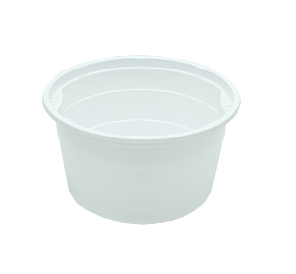 Többször használható gulyás tál PP, fehér, 500 ml 123602/134077 (tető: 11100023)