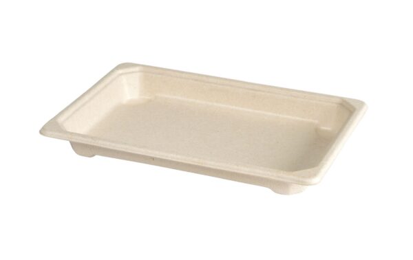 Duni 196729 Sushi tálca bagasse barna nagy 500ml