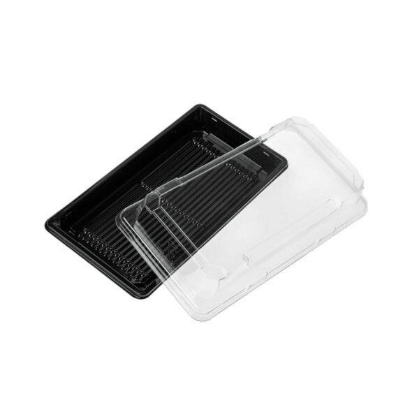 Sushi tálca tető - 171x120x30 mm - PET víztiszta 187815(Coveris PL)