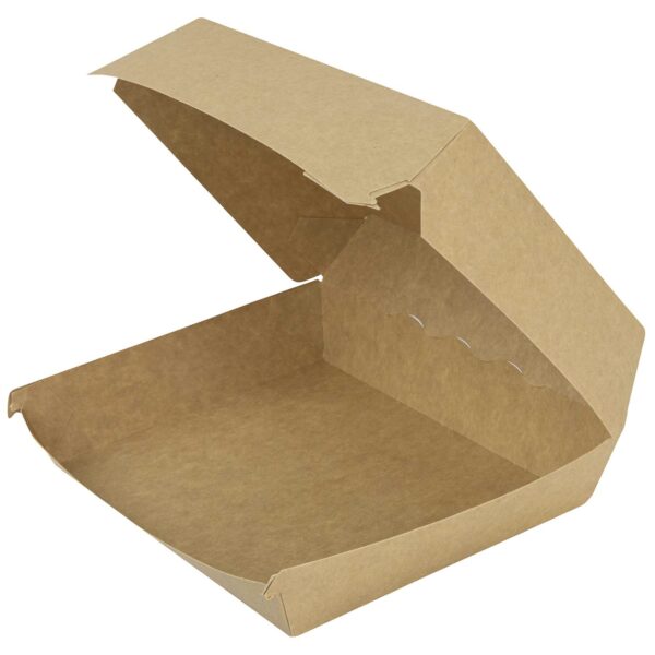 Takeaway boks 150x195x80 mm Kraft Brun/Brun