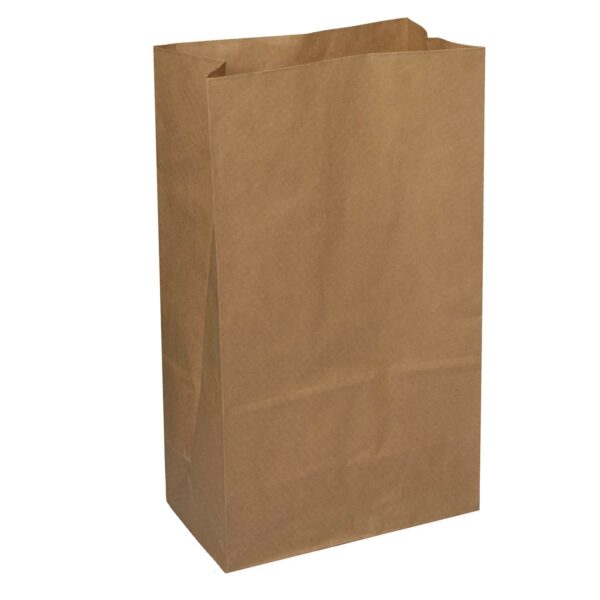 Klodsbundspose 250x150x430 mm 16 ltr 70 gr FSC Brun