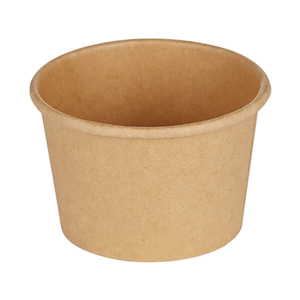 Dressingbæger 60 ml 2 oz Ø62 x 40 mm kraft pap/PE Brun