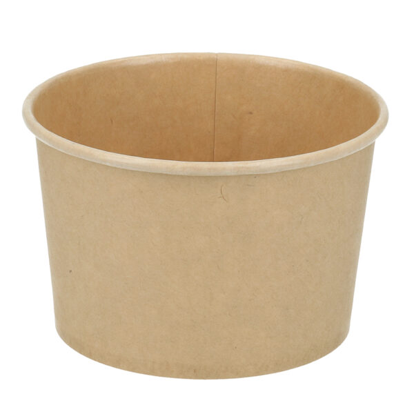 Papbæger Verive soup-to-go 240 ml /8 oz Ø96 x 58 mm pap/PLA brun kraft