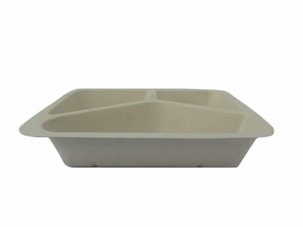 Pojemnik do zgrzewania 3-dzielny 22,8 x 17,9 x 4,5 cm (paczka 50 szt.)