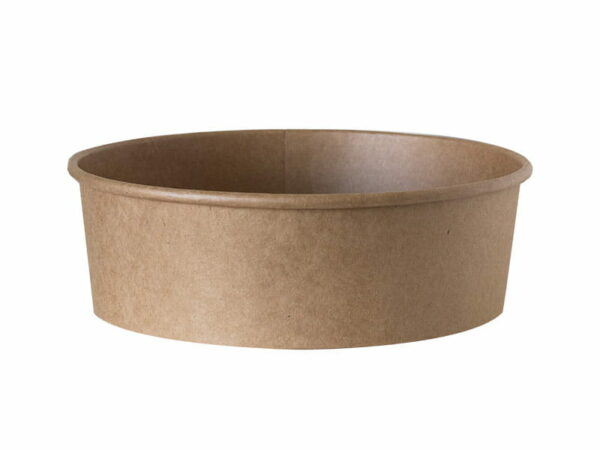 Pojemnik papierowy, okrągły, fi 184 mm, 1100 ml (paczka 50 szt.)