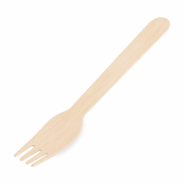 Widelec drewniany, 16 cm (paczka 100 szt.)