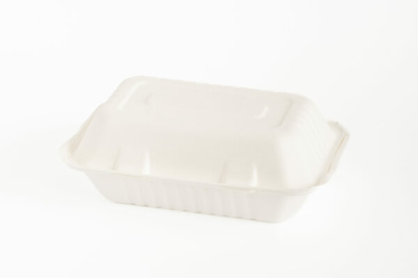 Menu box z cukrovej trstiny 200 x 200 x 75 mm