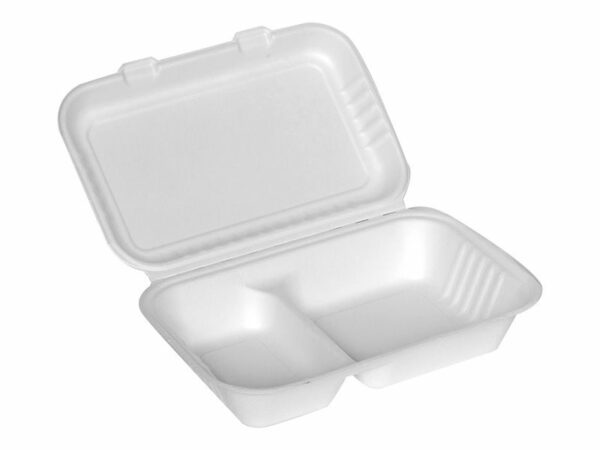 Menu box 2-dielny BIO cukrova trstina 250x160x70mm